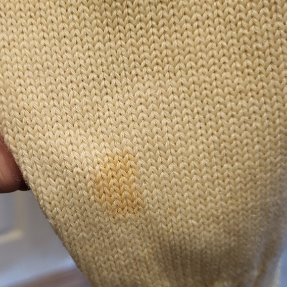 Vintage 1965 Varsity Button Up Letter Sweater Green & White - Picture 12 of 12